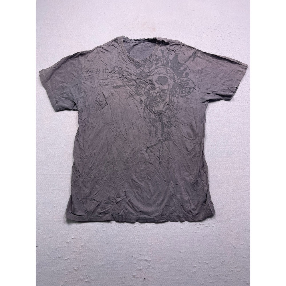 LRG T-Shirt Pirates of the Caribbean Cotton‎ Gray 2XL Mens